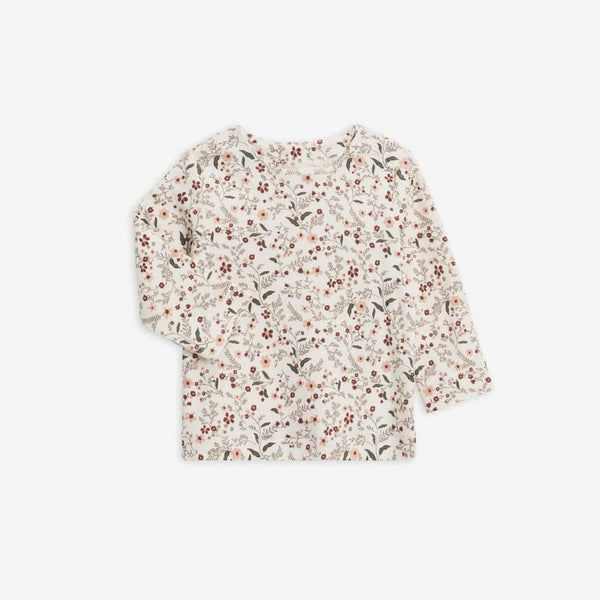 Ryle Organic Jersey L/S Top - Hailey Floral Fawn