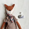 Florette Fox in Foraging Dress - 20" Small
