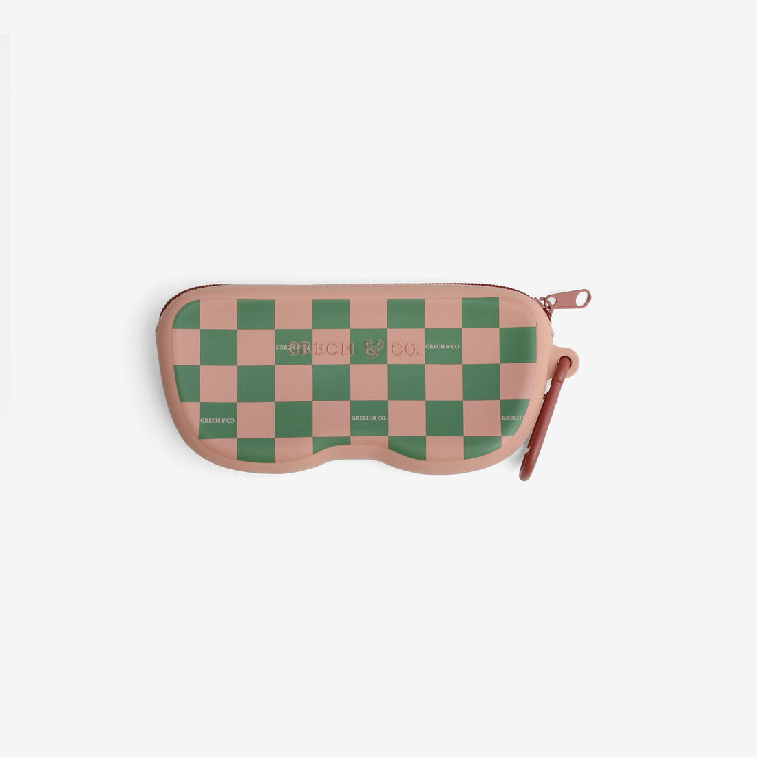 Silicone Sunnies Case - Sunset+Orchard Check