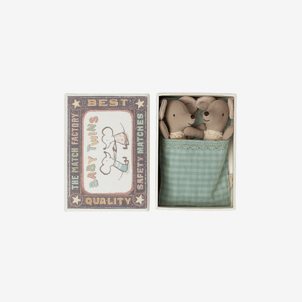 Baby Mice Twins in Matchbox