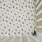 Cotton Muslin Crib Sheet - Cream Floral
