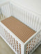 Cotton Muslin Crib Sheet - Gingham