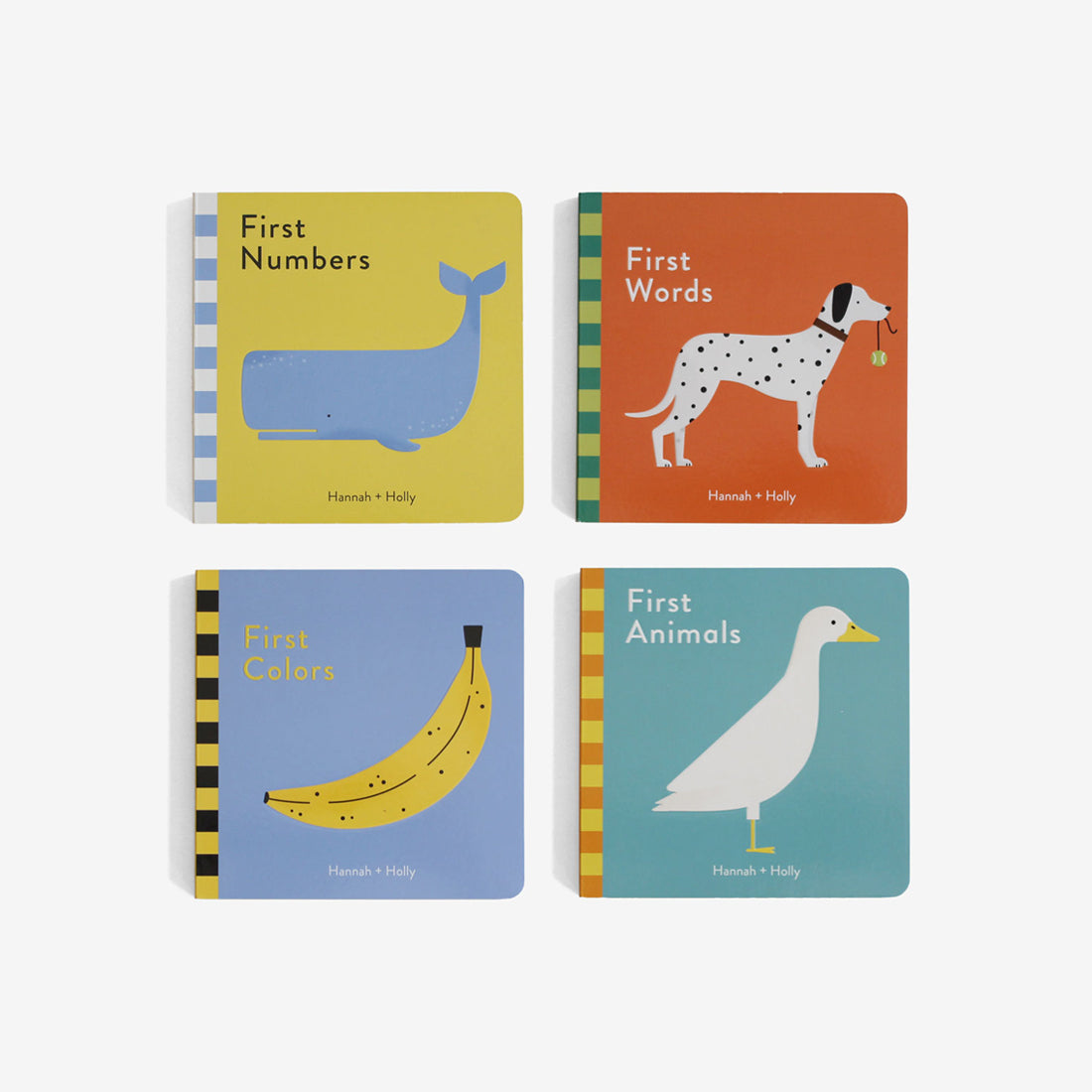 Hannah + Holly First Board Books Set of 4