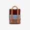 Backpack/Diaper Bag - Gingham Deluxe Cherry Berry Blue