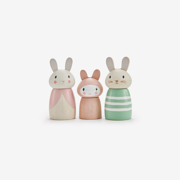 Bunny Tales - Set of 3 Wooden Miniatures