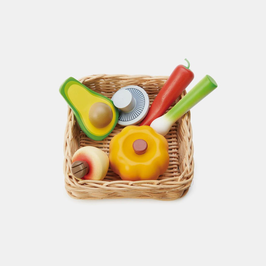 Wooden Play Food - Veggie Basket