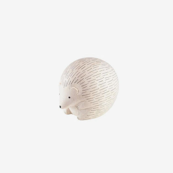 Polepole Miniature Wooden Animals - Hedgehog