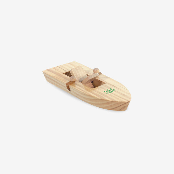 Classic Wooden Rubber-band Powered Paddle Boat